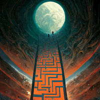 Maze in space