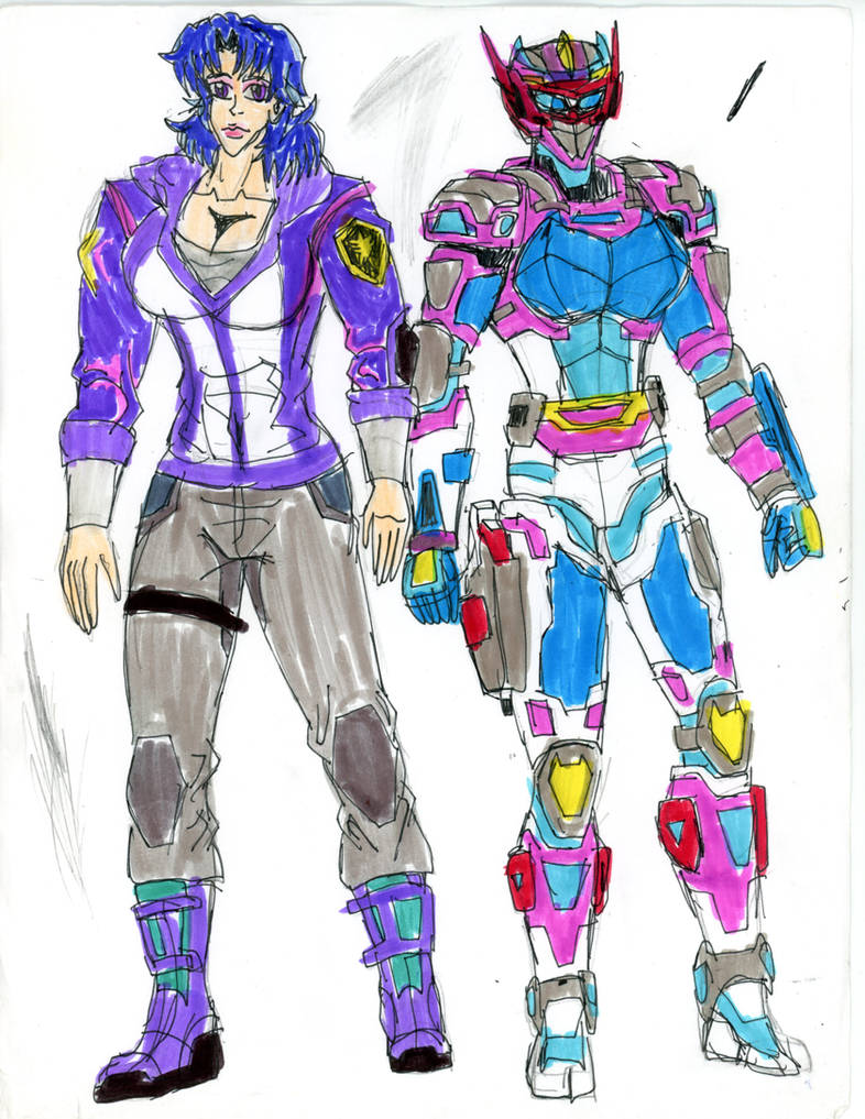 Alicia Darson/Space Sheriff Arashira by PHANTOMKNIGHTMARE47 on DeviantArt