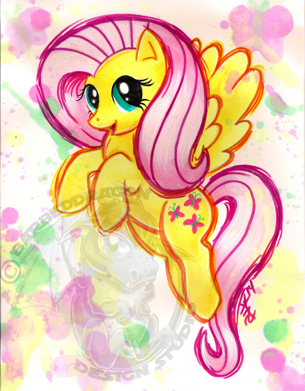 Fluttershy Watercolor -G4