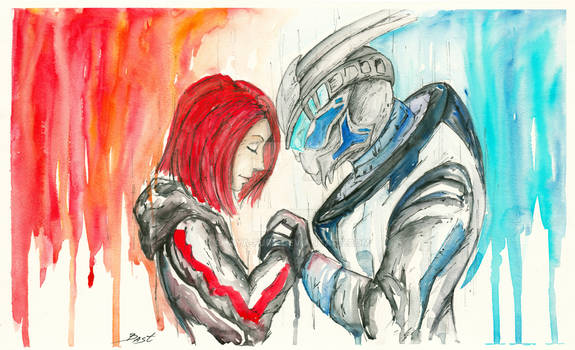 FemShep and Garrus