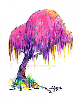 The pink tree