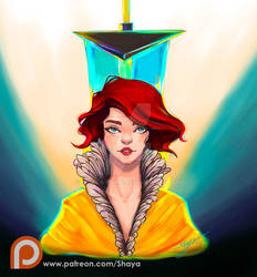 Fan Art Red from Transistor