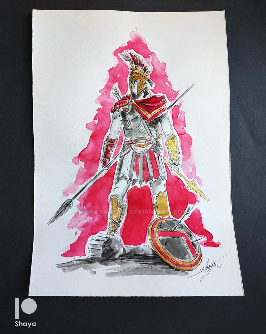 Alexios Draw Commission - Alexios by Shaya-Fury on DeviantArt