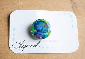 Button Pin - Commander Shepard