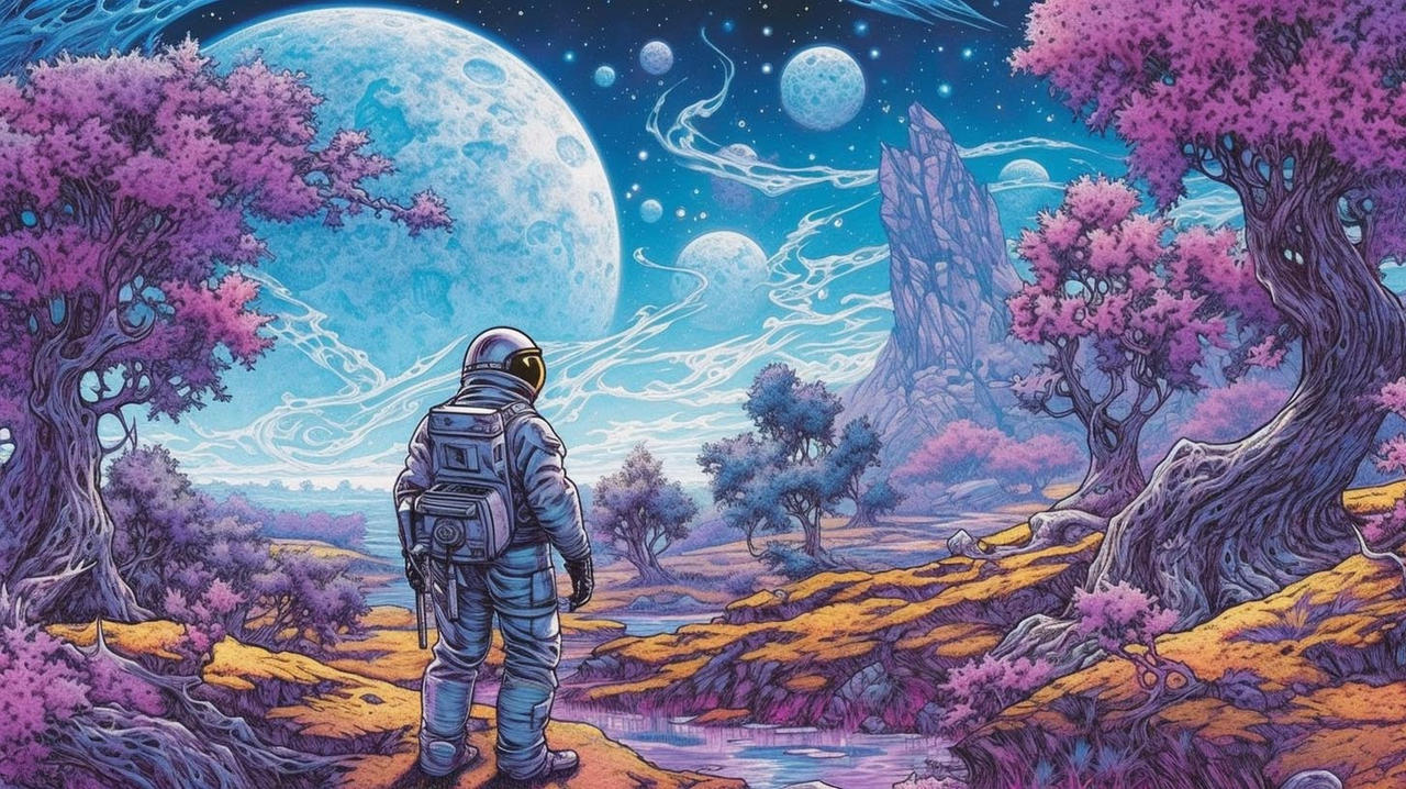 Alien planet exploration 2 by Mace166 on DeviantArt
