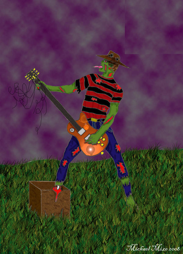 Zombie Like Rocker Zombie rocker by Famous-Panda on DeviantArt
