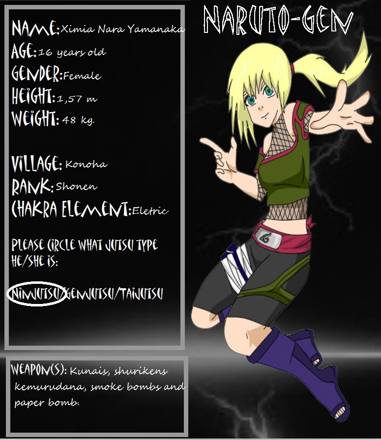 Ximia Naruto Gen Application by Hachi182 on DeviantArt