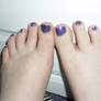 My Toe Nails-PURPLE