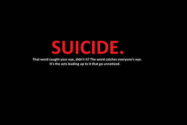 SUICIDE.