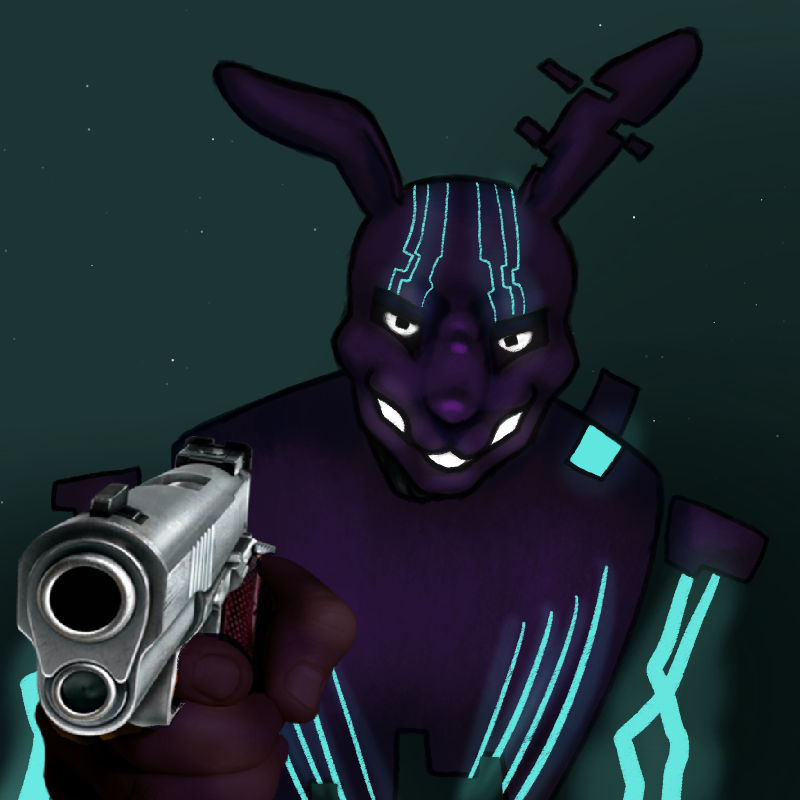 giga chad rabbit by xcurdledxcoffeex on DeviantArt