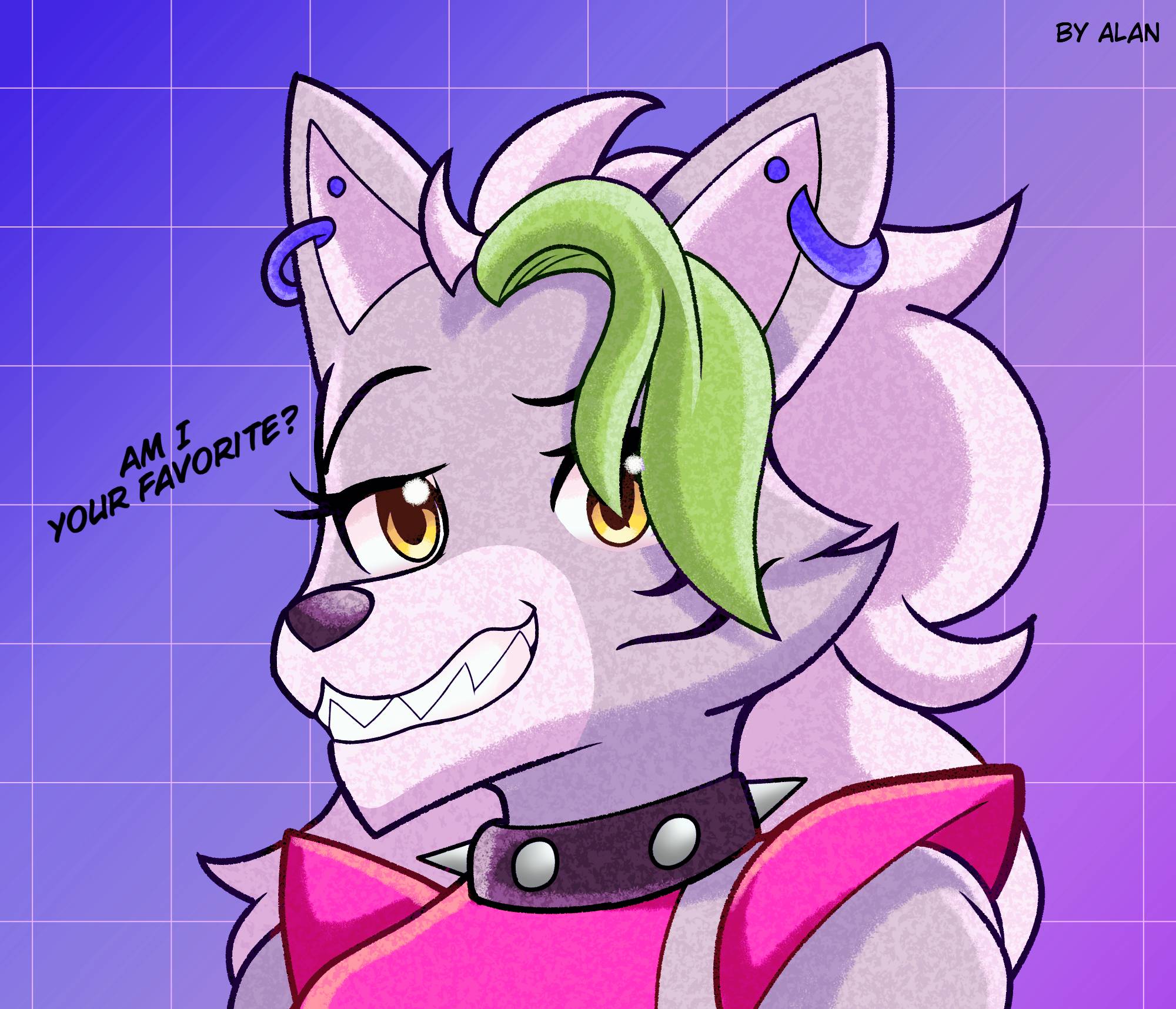 Cyber Wolf Roxy Roxy wolf fan art by Alanzx69 on DeviantArt