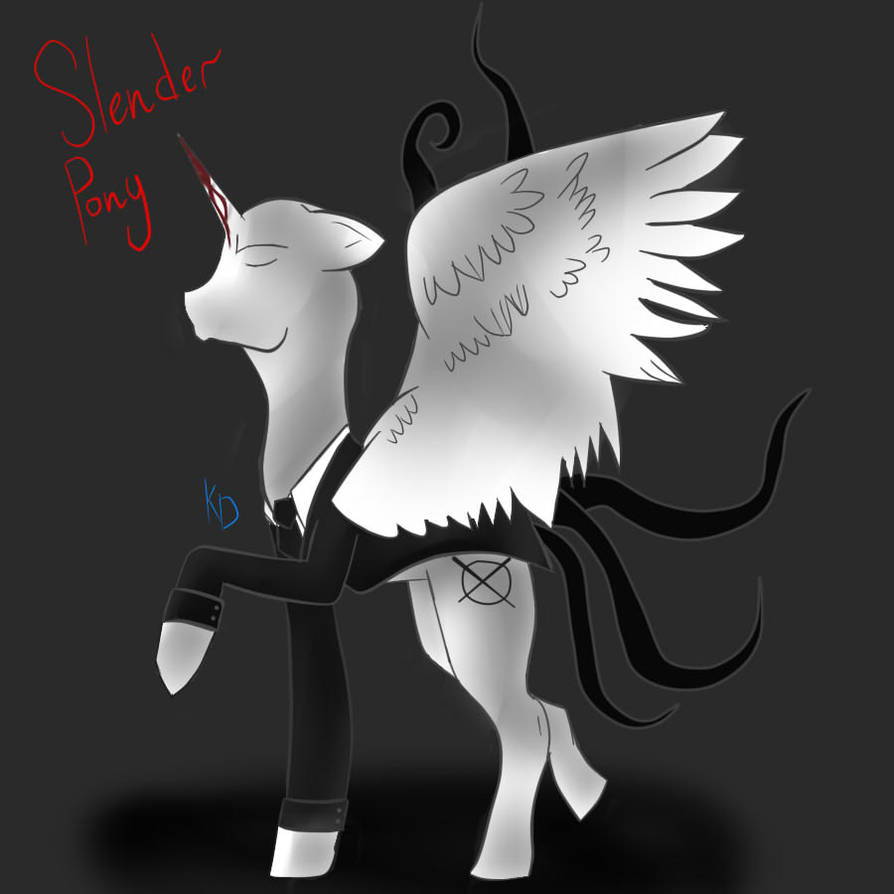 Mlp Slender Slender Pony by KayTheKat2014Nya on DeviantArt