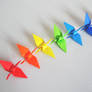 Origami: Rainbow Cranes 1