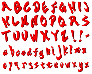 Ace Attorney Objection font