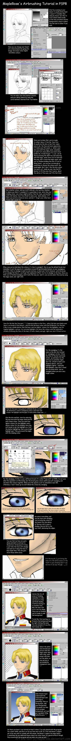 PSP8 Colouring Tutorial