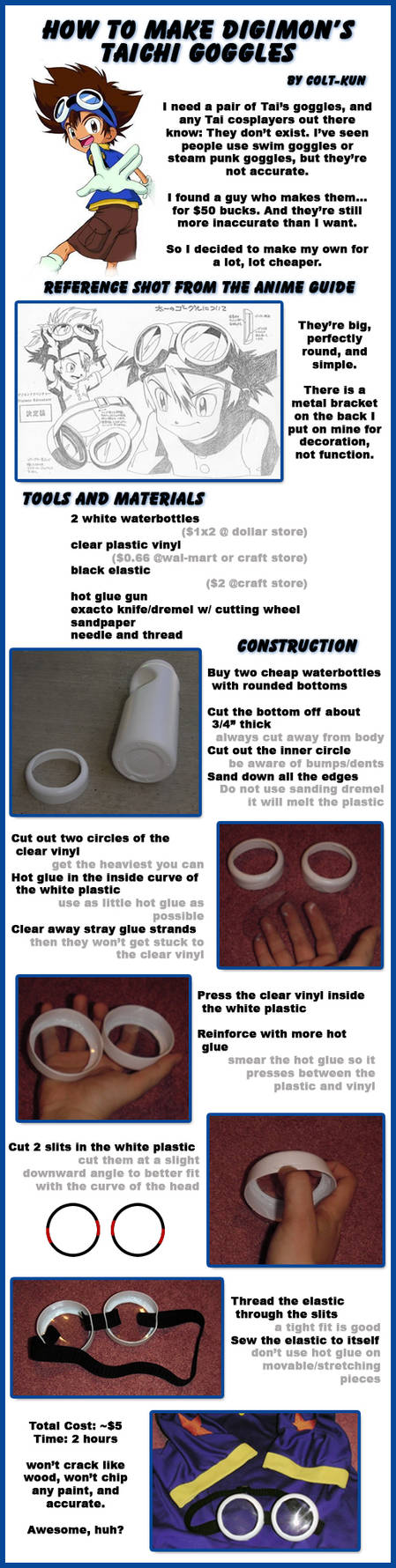 How-to: Digimon's Tai Goggles by Colt-kun