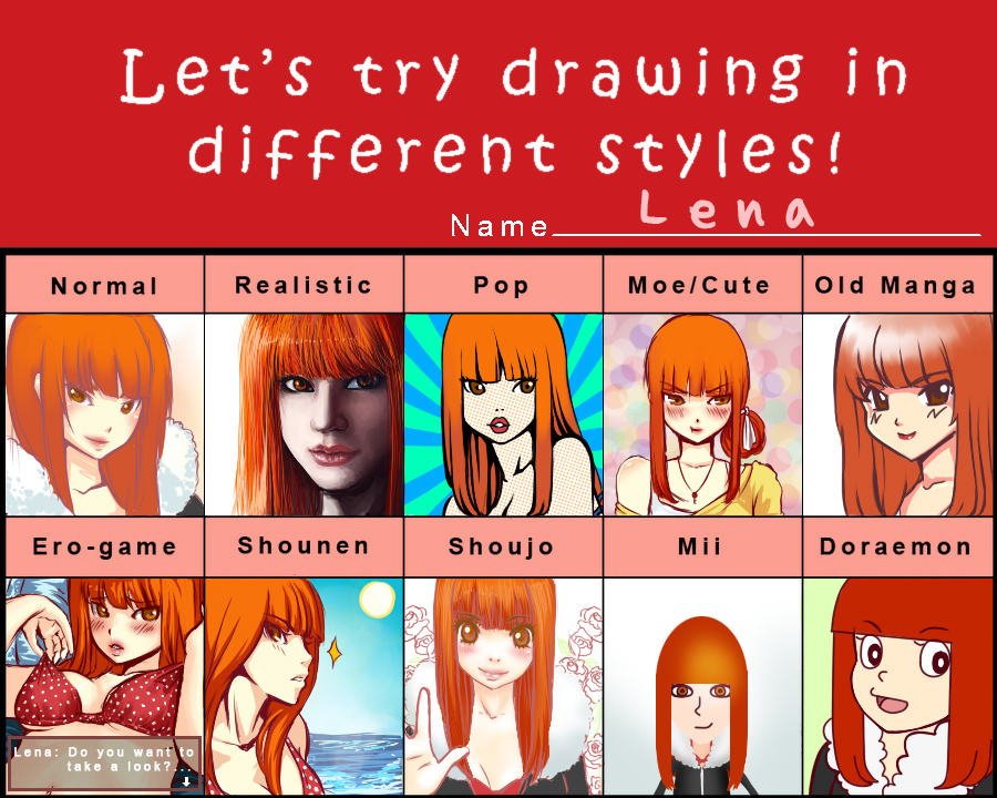 Pixiv Style Meme Lena By Asuriu On Deviantart
