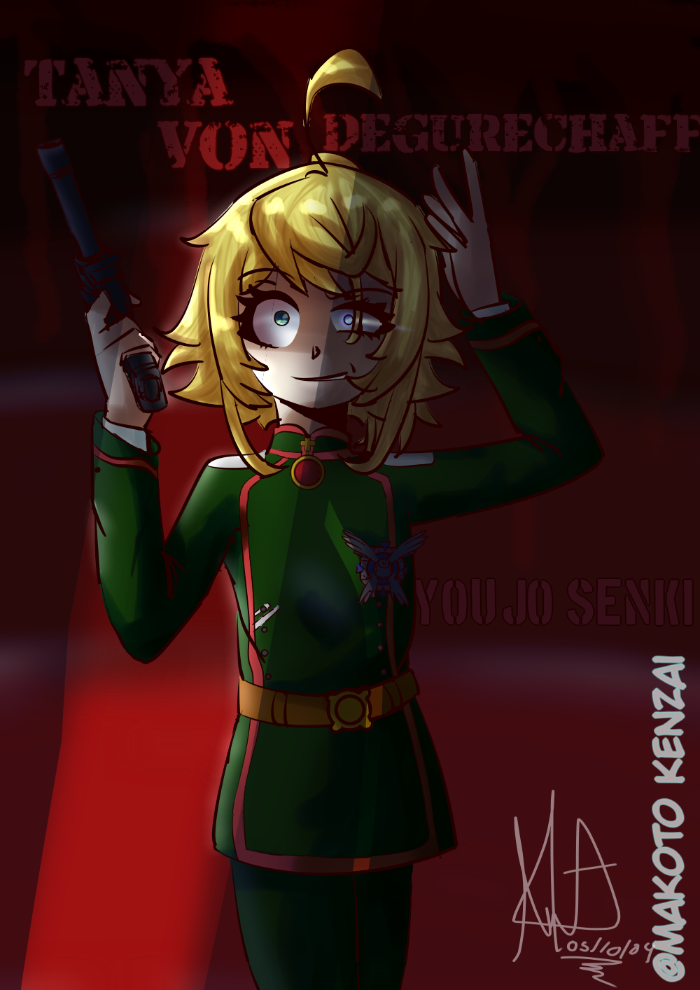 Tanya Von Degurechaff Youjo Senki Fanart By Makoto Kenzai On DeviantArt tanya-von-degurechaff-youjo-senki-fanart-by-makoto-kenzai-on-deviantart