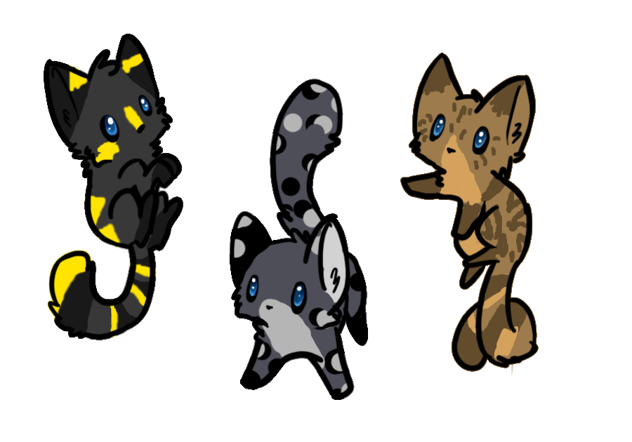 Cute chibi cat point adoptables