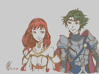 Alm and Celica