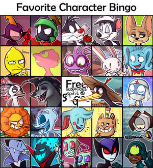 This is a picture of Insane Character Bingo Template It's just a picture of Insane Character Bingo Template