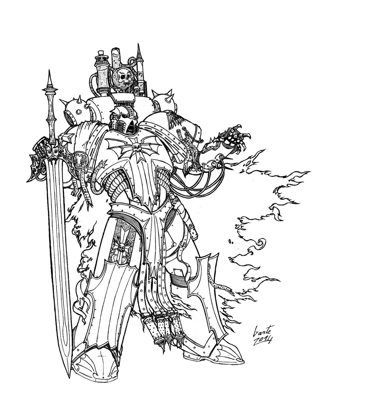 Chapter Master - Exsanguinators by Greyall