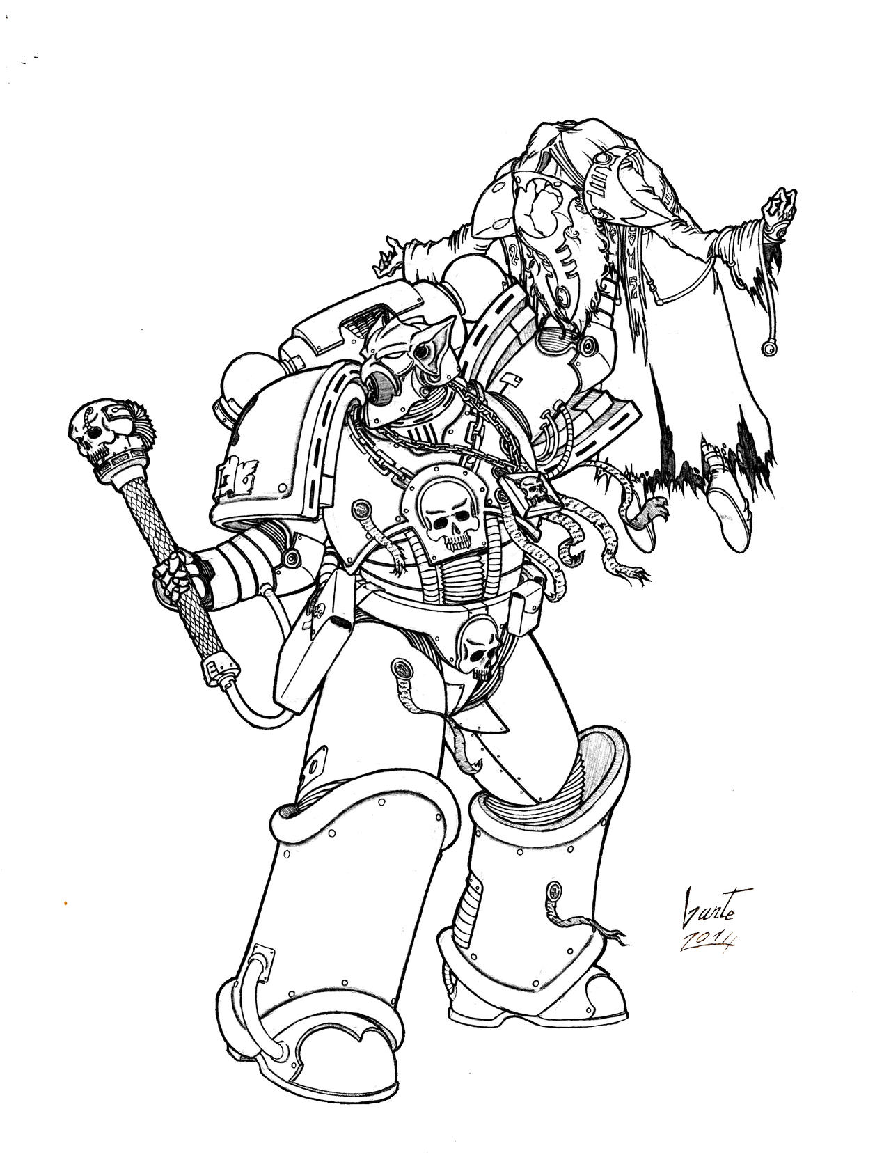 Chaplain Thiel - Vultures by Greyall