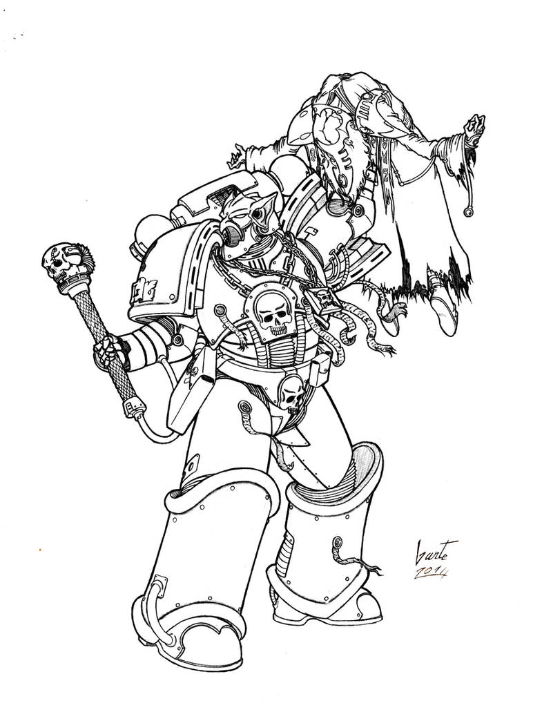 Chaplain Thiel - Vultures by Greyall