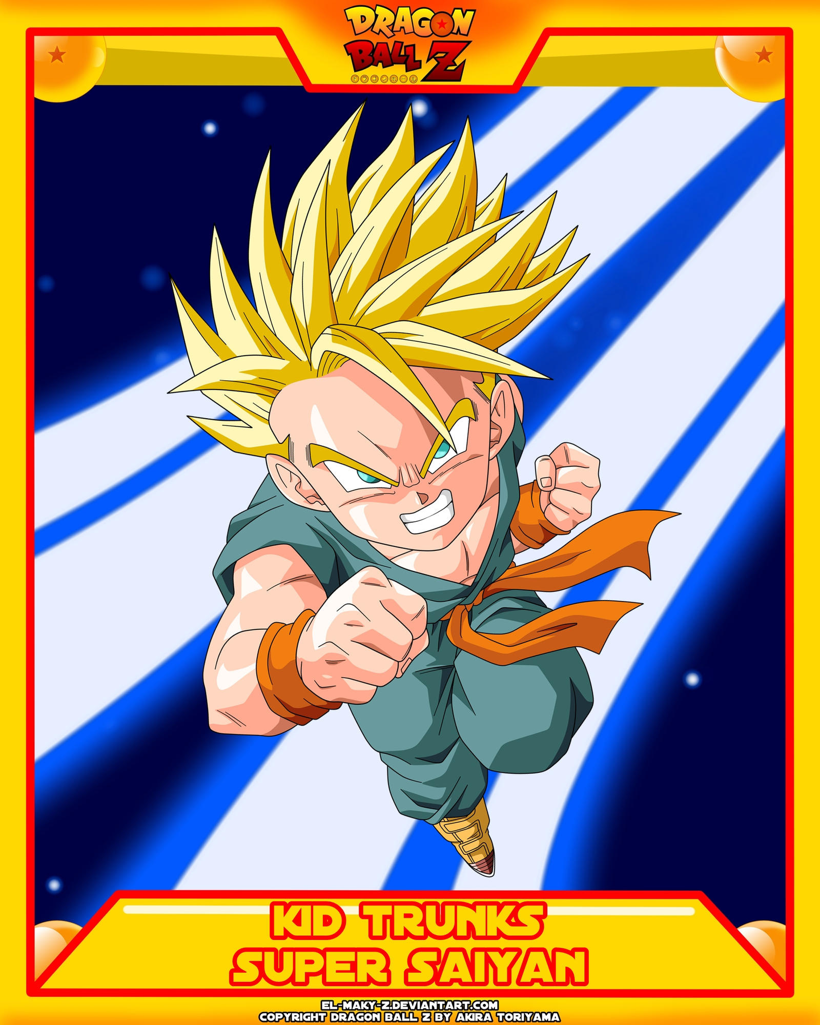 DBZ-Kid Trunks SSJ by el-maky-z on DeviantArt