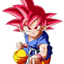 Kid Goku GT Super Saiyan God