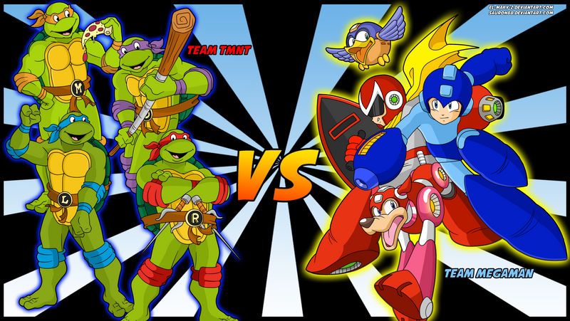 EPIC BATTLES: TMNT VS Team Megaman