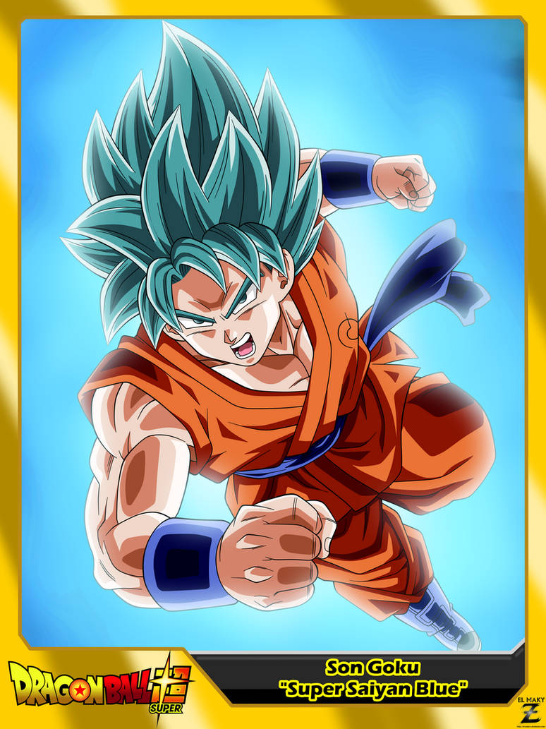 (Dragon Ball Super) Son Goku 'Super Saiyan Blue' by el-maky-z on DeviantArt