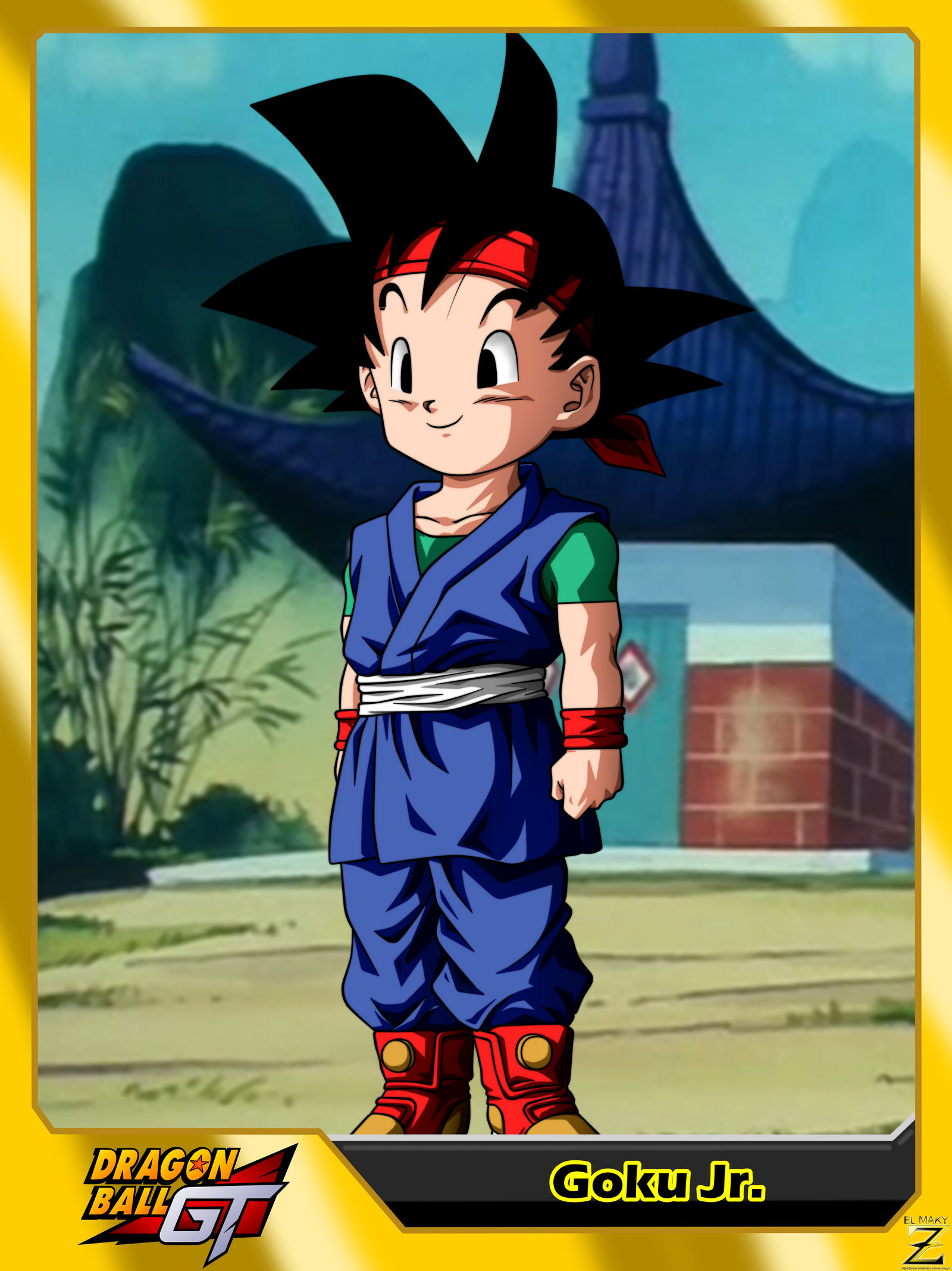 Dragon Ball GT) Goku Jr. by el-maky-z on DeviantArt