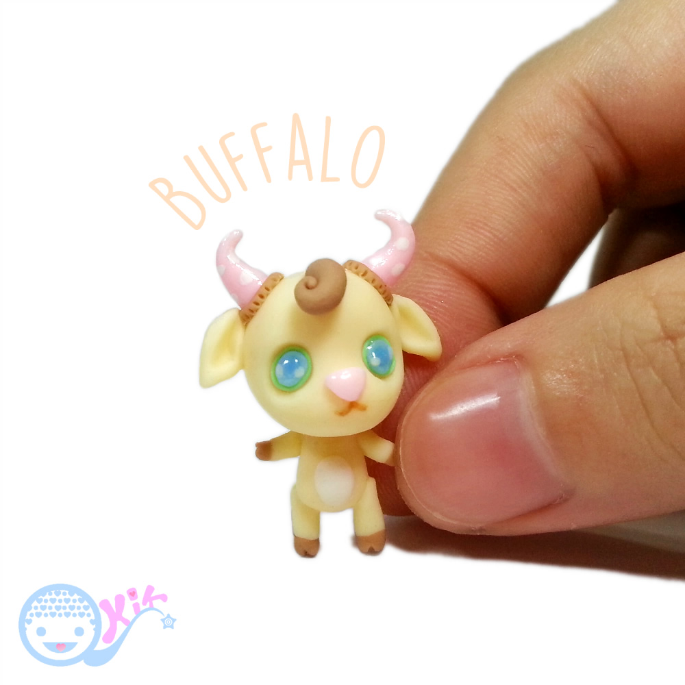 Polymer Clay Chibi Buffalo