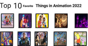 Top 10 Favorite Things in Animation 2022