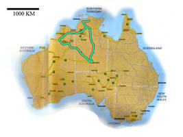 Map of Tanami Trip