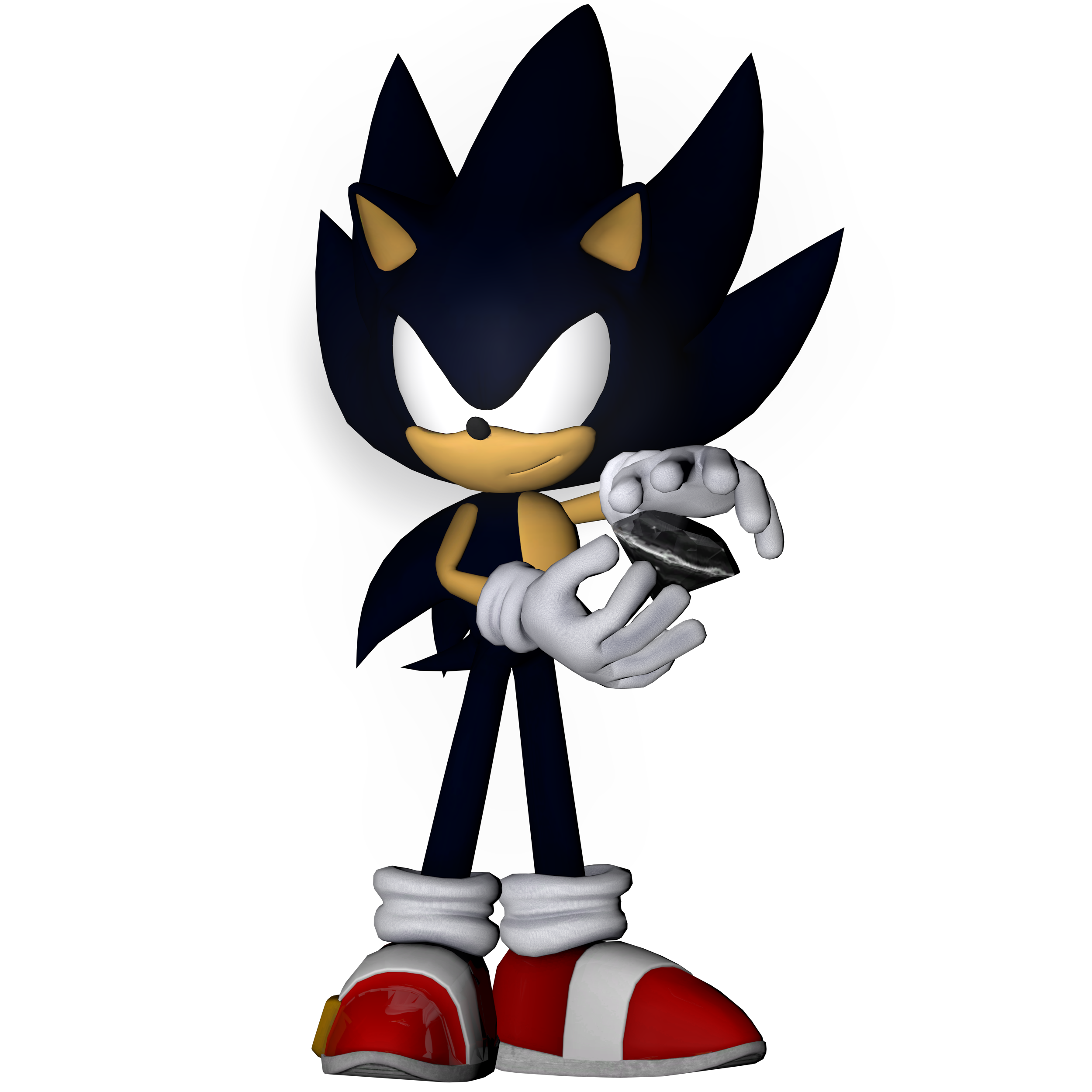 Dark Sonic Render:He is a master of the dark! by SonicOnBox on DeviantArt