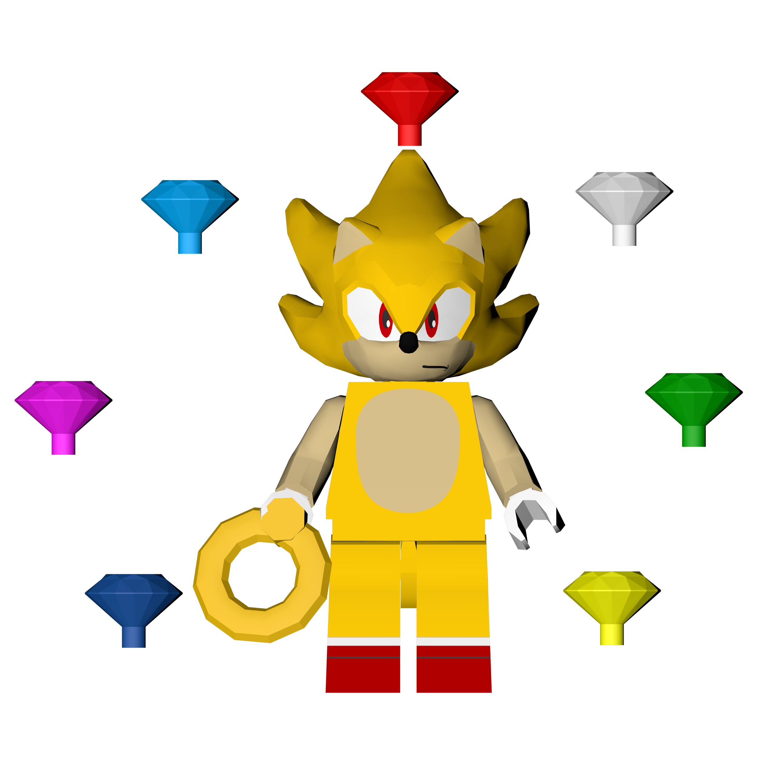 Sonic the Hedgehog Level Pack: Lego Super Sonic by SonicOnBox on DeviantArt