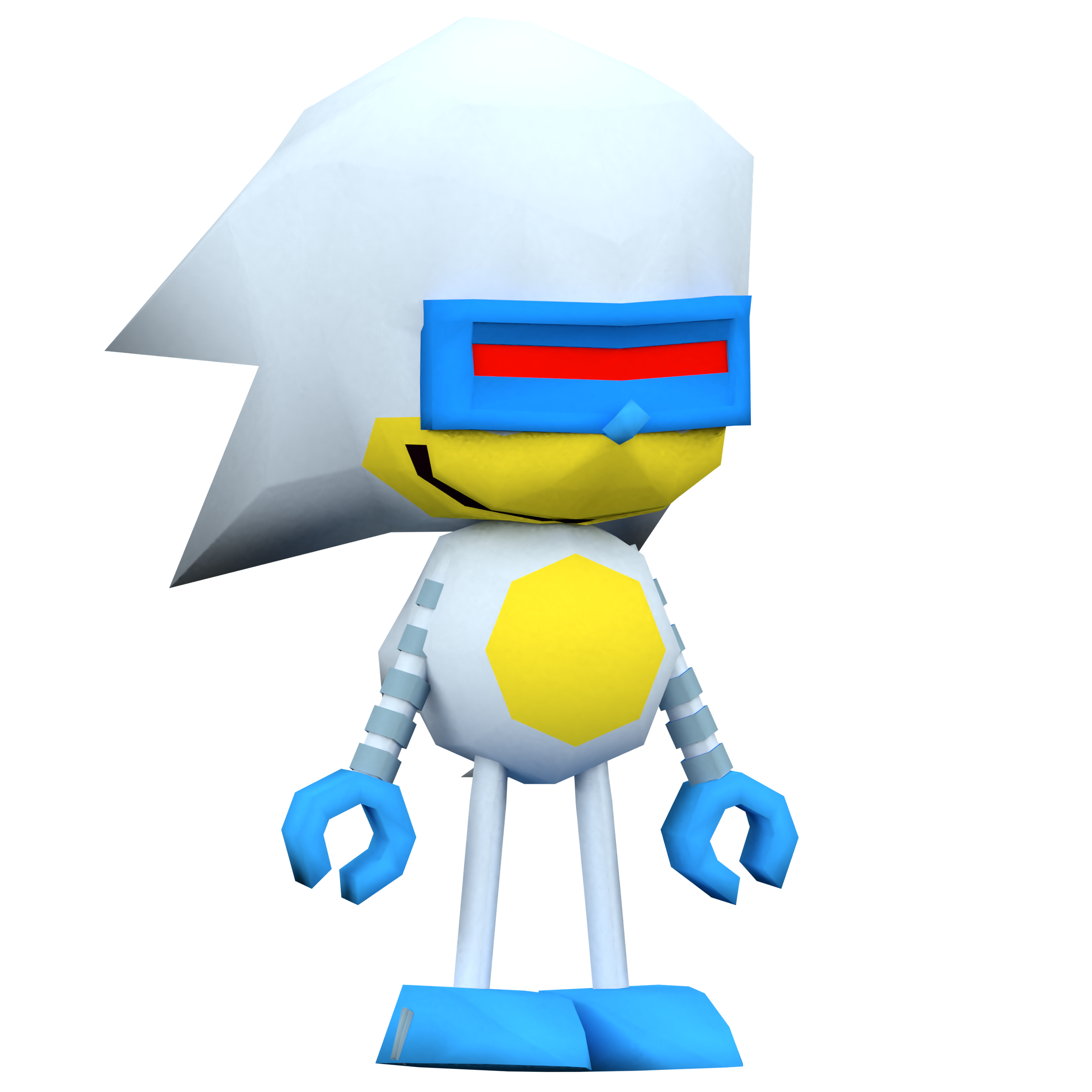 metal sonic (sonic) drawn by starrjoy