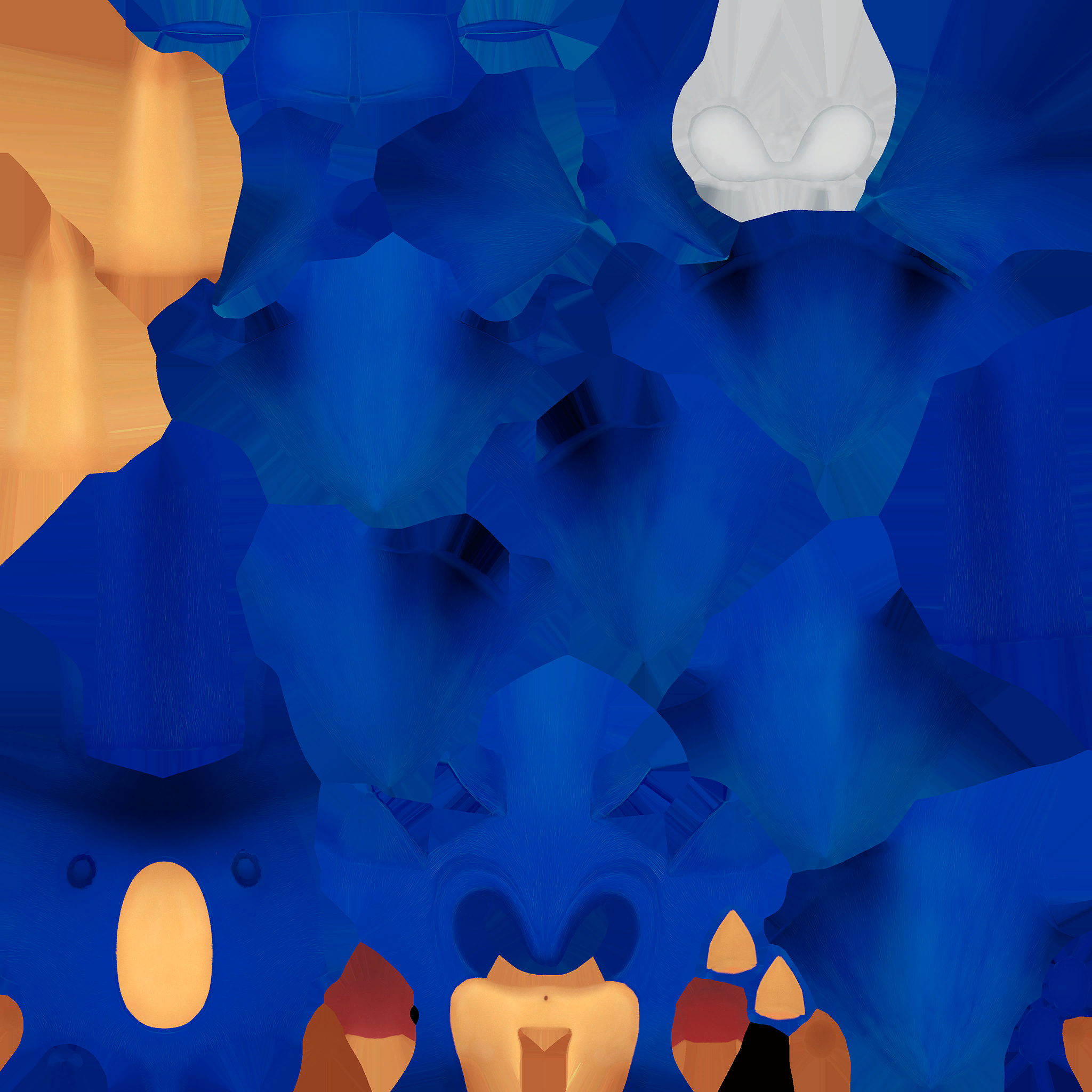 Sonic Deviantart Textures Team Sonic Racing - Modern Sonic Body Texture by SonicOnBox on DeviantArt