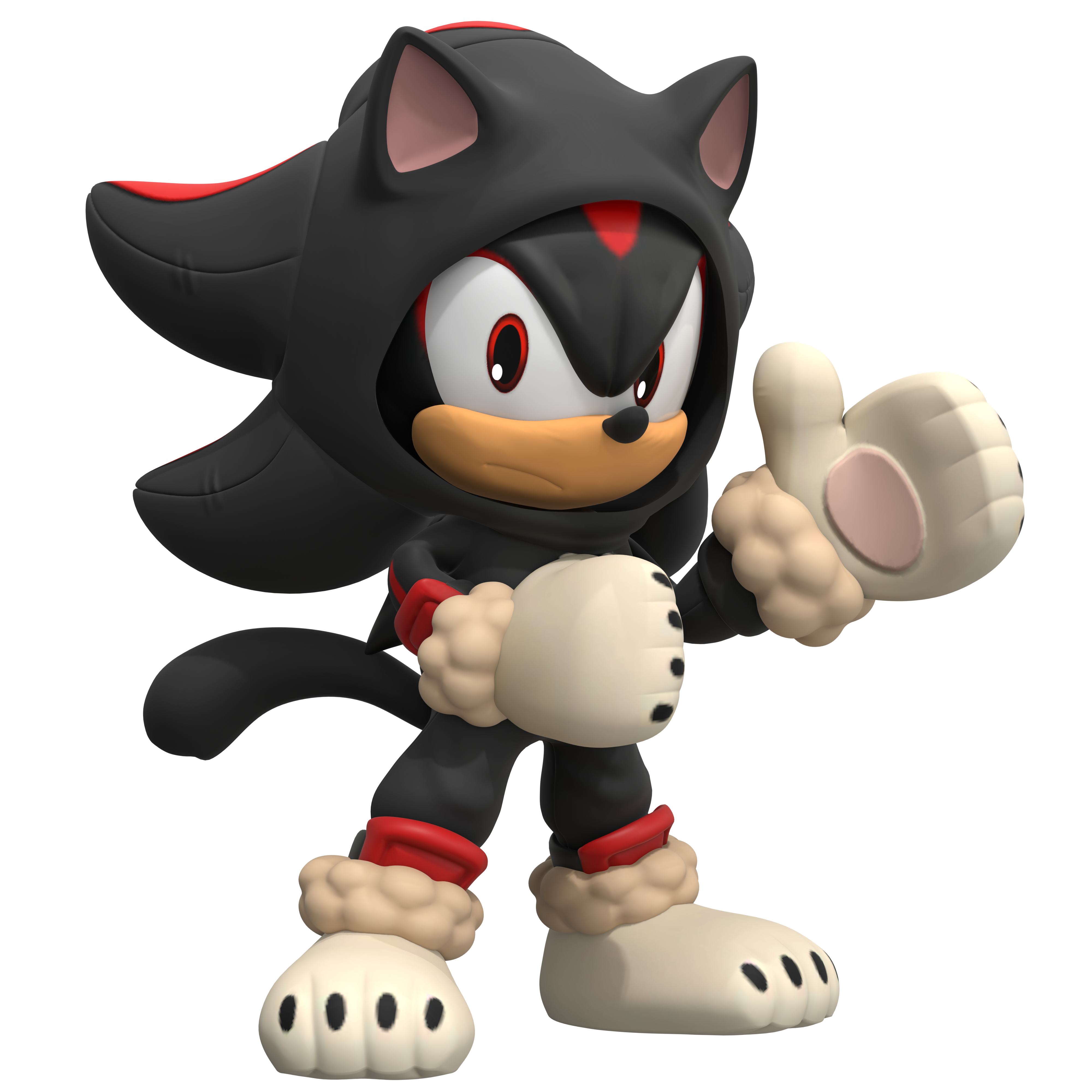 Shadow Rumble Shadow the Hedgehog in Cat Outfit - Sonic Rumble by SonicOnBox on ...