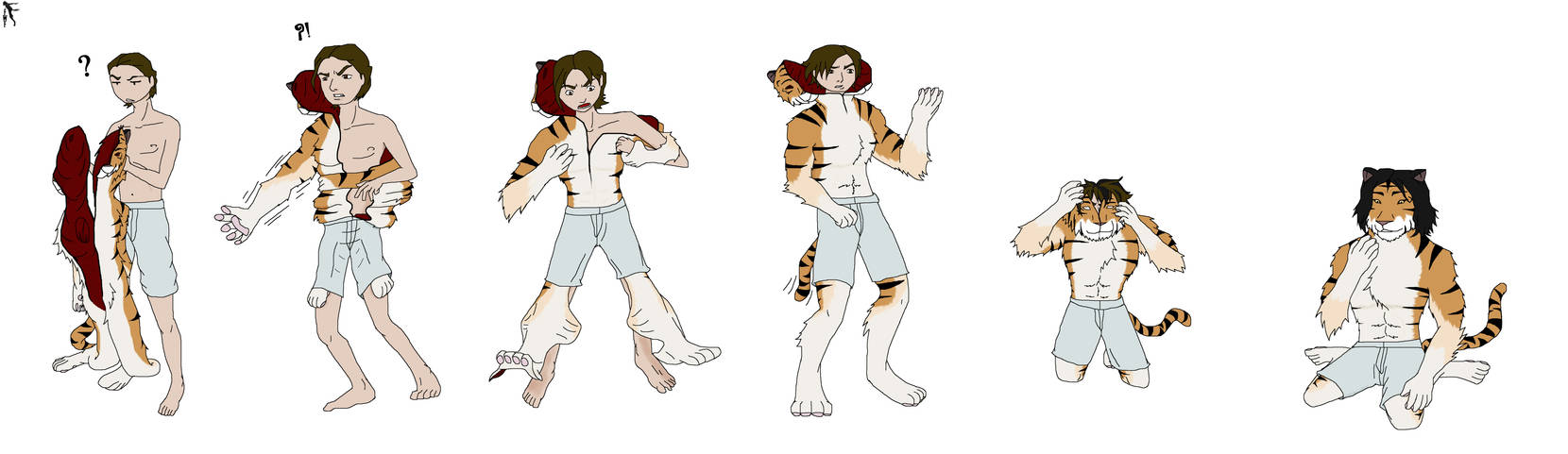 Tiger Transform Tiger Costume TF Request by Fighting-Wolf-Fist on DeviantArt