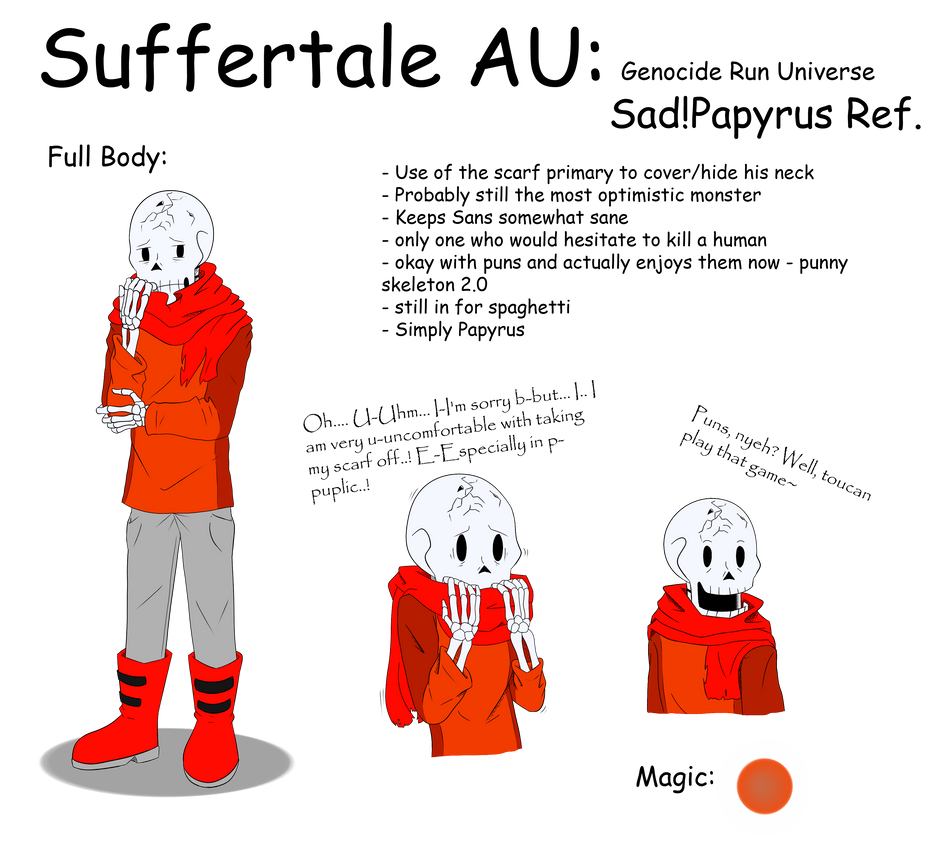 Out Code Papyrus .:UT:. AU Papyrus Ref by Fire-For-Battle on DeviantArt