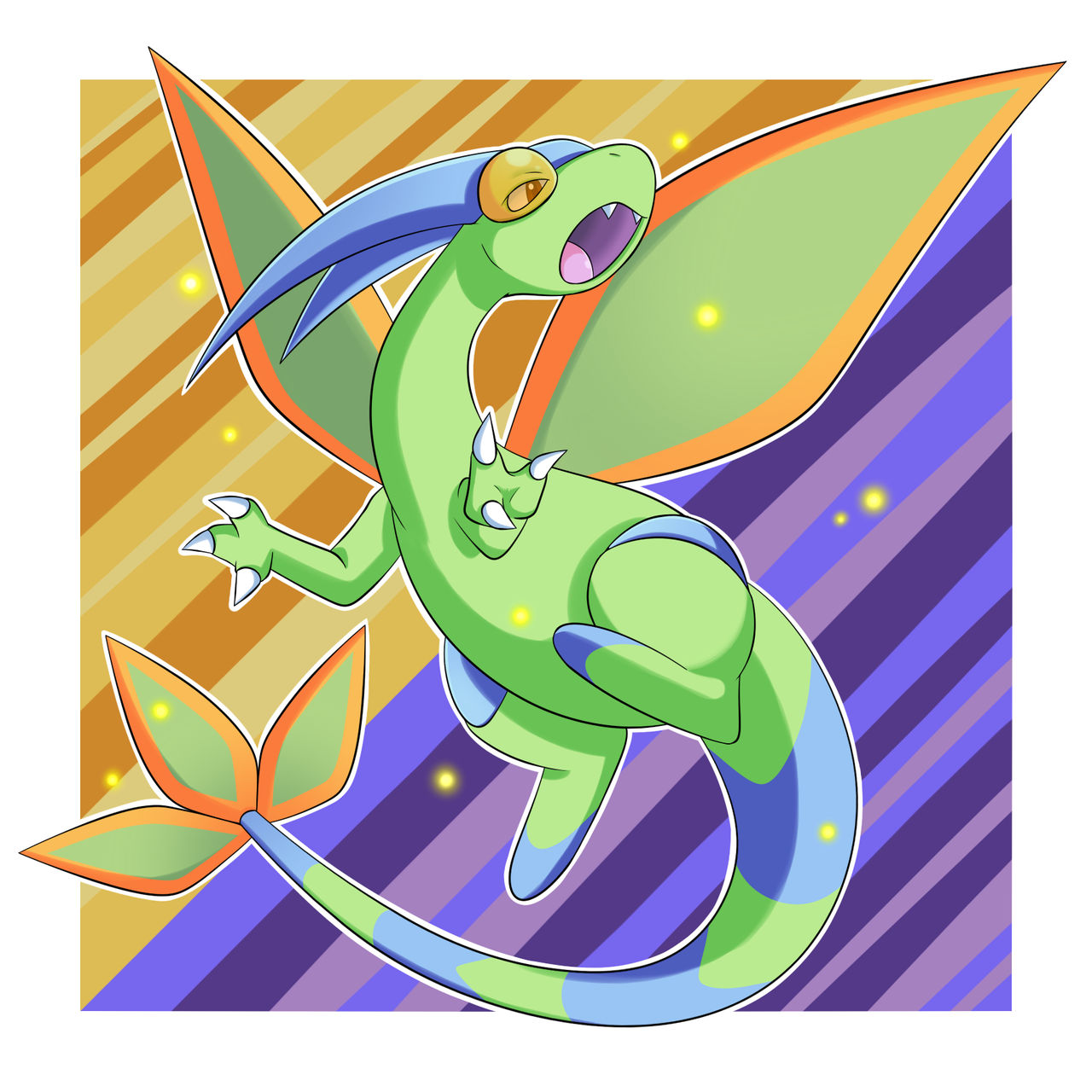 .:Pkmn:. Shiny Series #42 - Flygon by Fire-For-Battle on DeviantArt