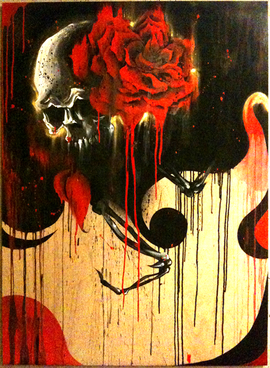 Skull and Rose