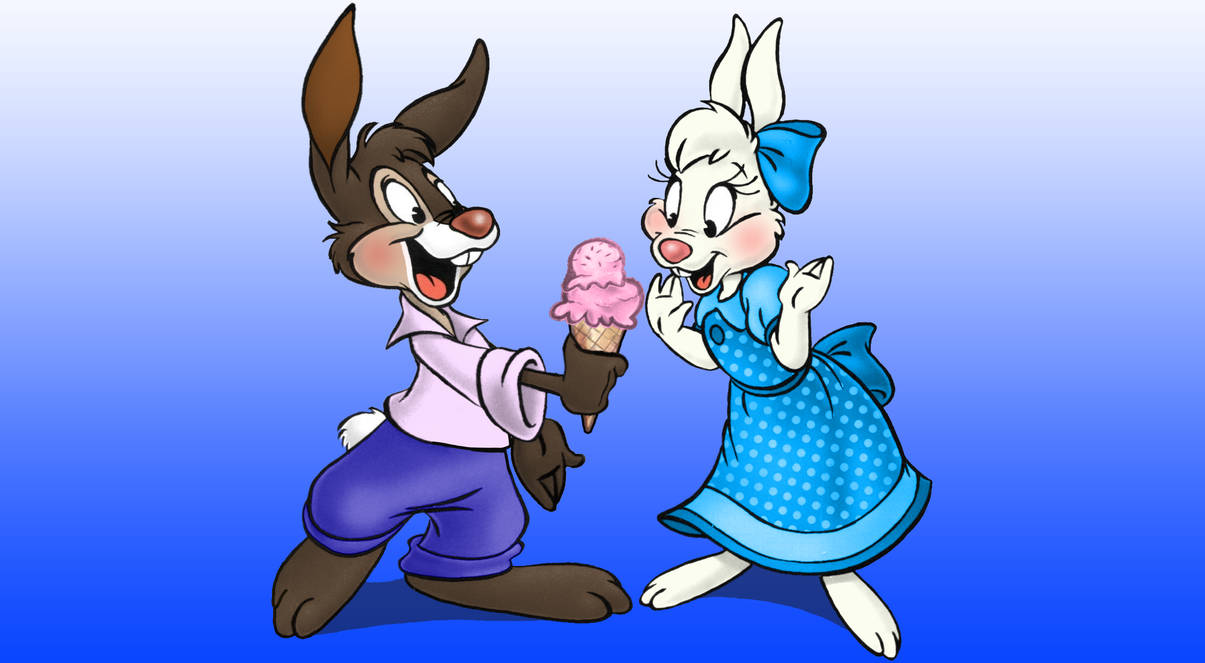 Fey Rabit Br'er Rabbit and Molly Cottontail share ice cream by Anthonyfey on ...