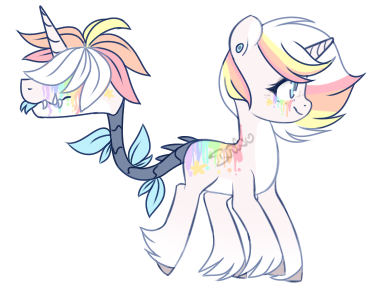 |Rainbow Splatter| Primal adopt - [CLOSED]