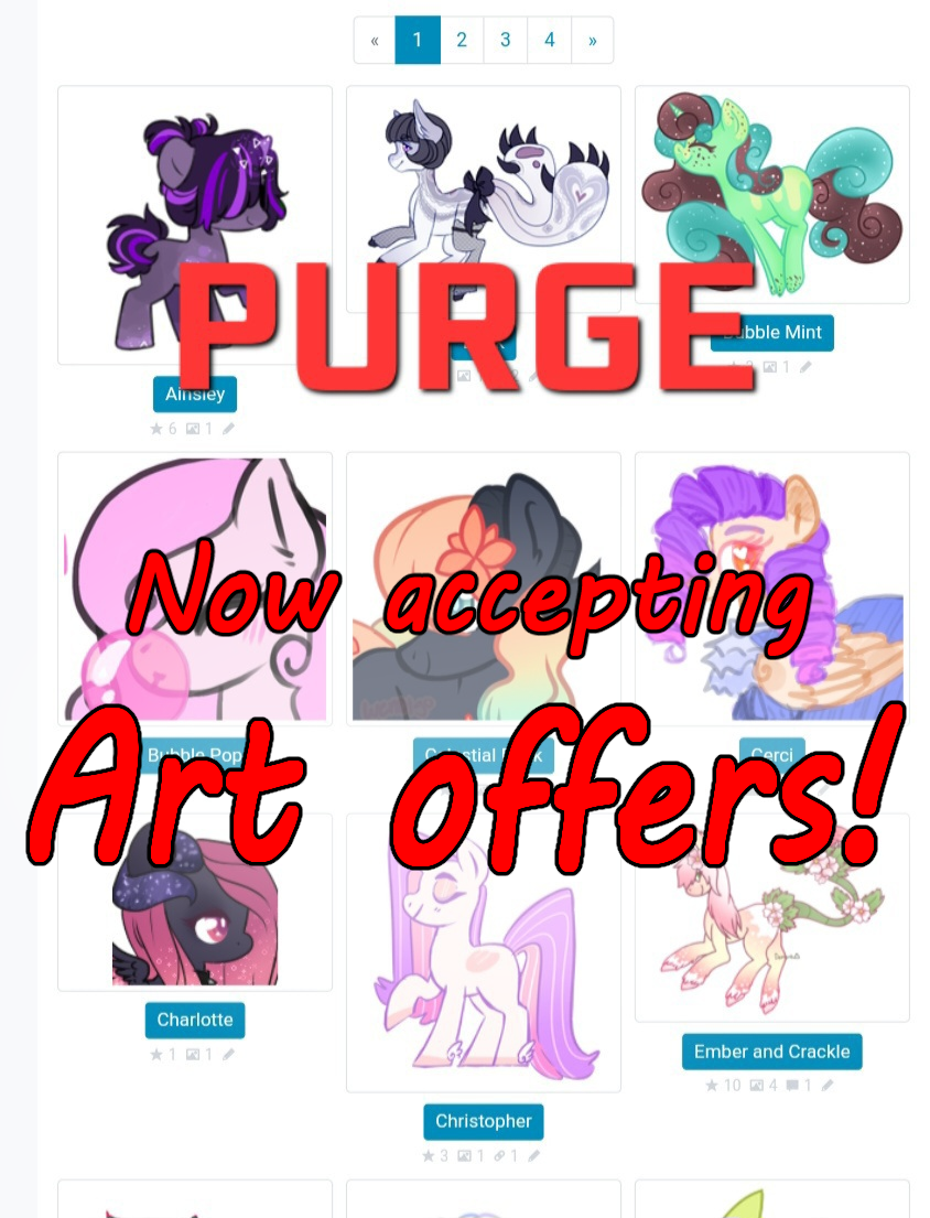 MLP OC PURGE - ART OFFERS