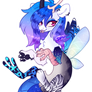 Draconequus custom - Vinyl x Discord