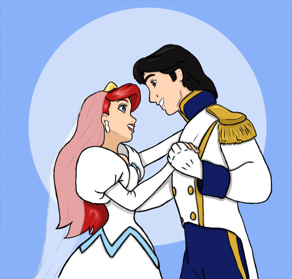 Ariel and Eric -Love- by talisje on DeviantArt